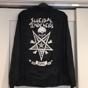 Obey x Suicidal Tendencies coach jacket skate
